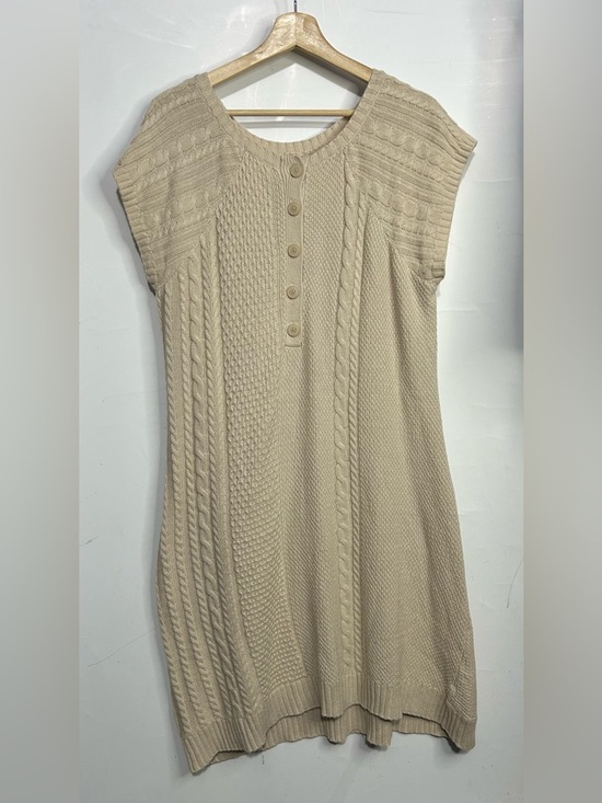 no brand Dresses & Skirts - 5 for‎ $25🔥Knit Cream Cable Knit Sweater Dress Medium/ Large